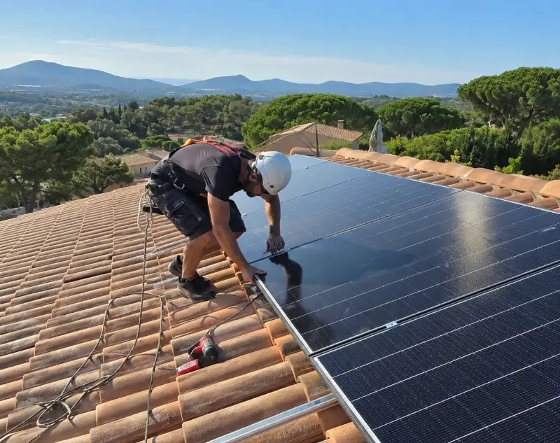 Installateur panneaux solaires Nantheuil — pose photovoltaïque sur toiture
